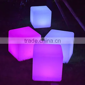LED Growing Cube Chair for Bar thumbnail-1