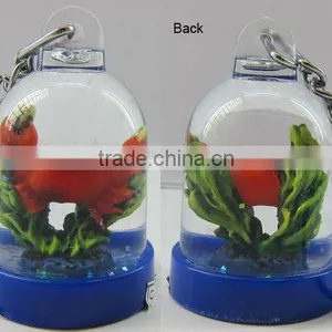 Plastic Sea Snow Globe Key Chain thumbnail-1