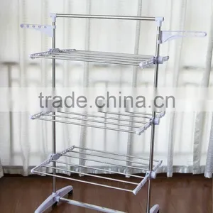 3 Tiers Foldable Heavy Duty and Compact Storage Drying Rack System, thumbnail-4