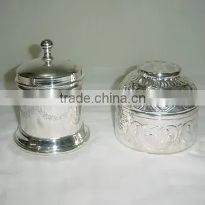 SOI Steel Canisters ,Stainless Steel Polished, Custom Engraving thumbnail-1