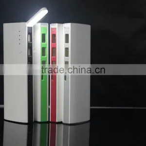 Led Light 10400mah Power Bank Usb 2.0 3 Port Hub With Mobile Phone Charger thumbnail-1