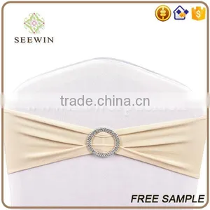 Hot Sale Polyester Spandex Ruffle Chair Sash thumbnail-1