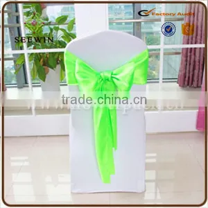 Soft Silk Satin Fabric Chair Sash for Chair thumbnail-1