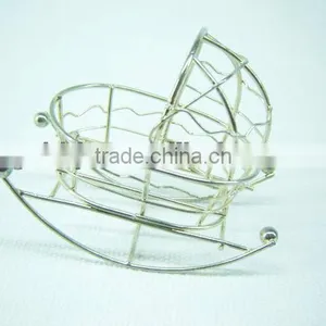 Silver Iron Baby Decoration Cart With Unique Design thumbnail-1