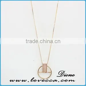 Wholesale 18k Gold Color Meaningful Crystal Necklace Jewellery Pendant Necklace thumbnail-4