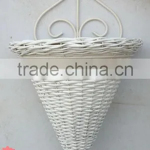 Wicker Flowerpot for Garden Decoration & Willow Flower Basket thumbnail-4