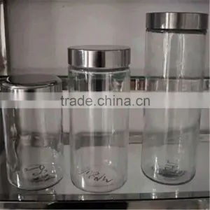 Food Use and Eco-Friendly/Folding/Stocked Feature Glass Jar With Glass Lid thumbnail-1