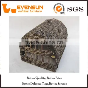 Natural Style Wicker Pet House Rattan Pet Furniture thumbnail-1