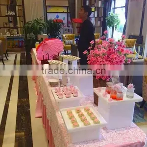 New Style Acrylic Buffet Display Table Stand thumbnail-5