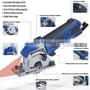 89mm 600W Multi-function Small Hand-Held Electric Rotary Saw Machine Portable Electric Mini Plunge Circular Saw thumbnail-3
