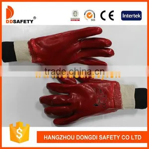 DDSAFETY High Quality Construction Safety Working Pvc Gloves thumbnail-1