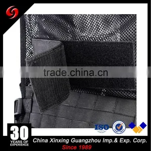 Hot Sale Micro Mesh Polyester Fabric Tactical Vest With Plastic Zipper Many Pockets for Finishing and Hunting thumbnail-2
