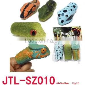 2015 New Design Hot Sell Vinyl Dino Finger Puppet thumbnail-1