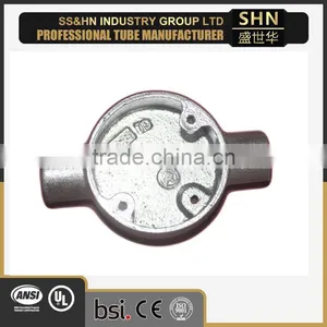 20mm and 25mm GI Junction (Through) 2 Way Box thumbnail-1