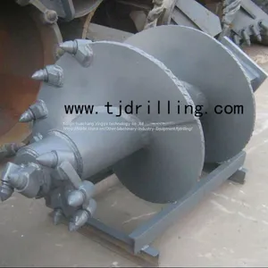 Singe Cut Rock Auger for Deep Foundation Piling thumbnail-1