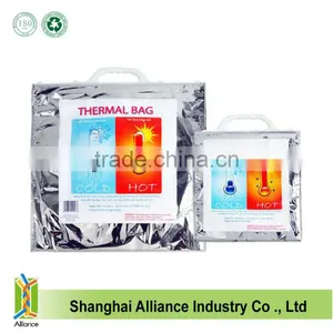 Promotional Market Custom Plastic Insulated Aluminum Film Cooler Bag Thermal Bag thumbnail-4