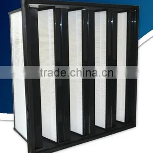 Commercial HVAC V-Banks Filter MERV13 With UL and NAFA Certificate thumbnail-1