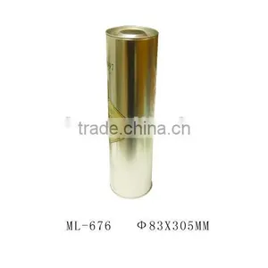 Round Wine Tin Box With Plug-in Lid thumbnail-1