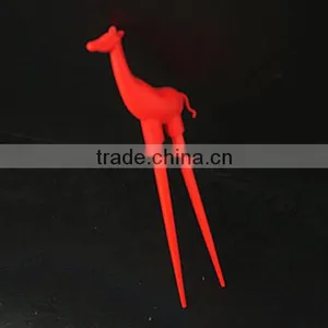 16173 Horse Shape Children Funny Decorator Silicone Chopsticks thumbnail-6