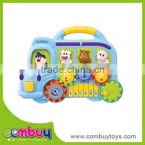 Most Popular Battery Musical Instrument Plastic Cartoon Toy Electric Organ thumbnail-1