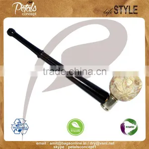 Top Quality Eco-friendly Ebony Wood Smoking Pipe thumbnail-1