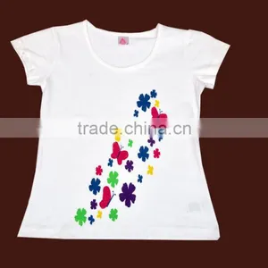 Women White Round Neck T-Shirt_100% Organic Cotton_Elegant Wear @ Best Deal Price thumbnail-5