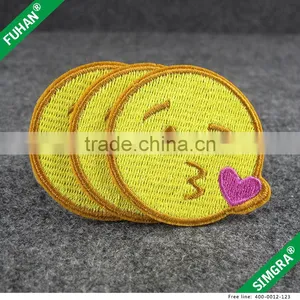 New Fashion Face Emotion Embroidery Patch For Children thumbnail-6