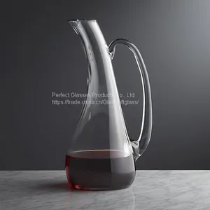 Red Wine Decanter Glass Decanter Modern and Beautiful Wine Decanters Wholesale Red Wine Decanter for Resturant and Hotel thumbnail-2