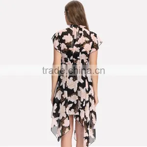 Latest Womens Wholesale Summer Boho Chiffon Dress thumbnail-5