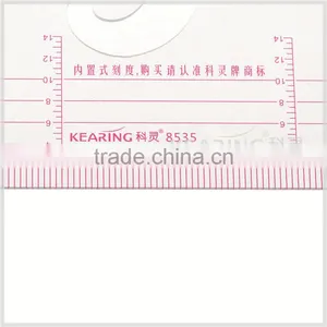 Kearing Brand High Quality Goniometer Plastic Ruler, 1:3&1:5 Flexible Triangle Scale Ruler#8535 thumbnail-3