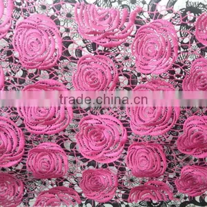 Polyester Cotton Fabric Dress Embroidery Swiss Voile Lace thumbnail-1