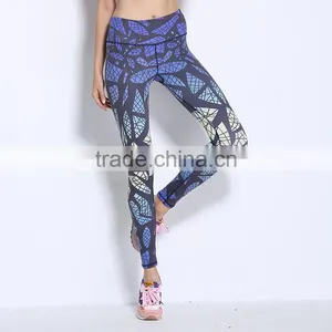 Dry Fit Colorful Sport Wear Women Yoga Pants Leggings thumbnail-1
