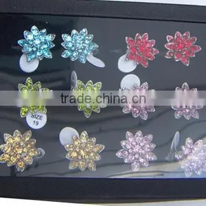Alloy Flower Design Rings thumbnail-1