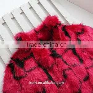 Female High Street Formal Long Winter Rabbit Fur Overcoat Korean Fashion 2016 Women Cardigan Faux Fur Coat thumbnail-3