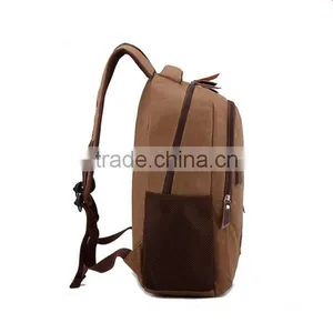 2016 New Style China Sport Canvas Backpack Wholesale Leather Custom Fashion Backpack thumbnail-2