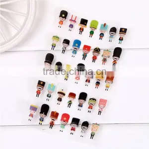 Decoration Gel Stickers,children Carton Sticker for Education 3D Pop-up Crystal Sticker thumbnail-3