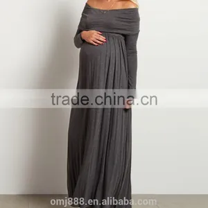 Maternity Wear Women Evening Cowl Neck Maxi Dress thumbnail-1