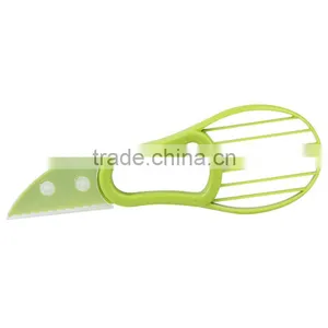 3 In 1 Avocado Cutter Tool Slicer Cut In Half To Take Nuclear Peeler Scoop Green Tool Knife Cook Cutter Peeler Knife Tool KC1470 thumbnail-1