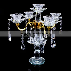 Crystal Lotus Candleholder thumbnail-1