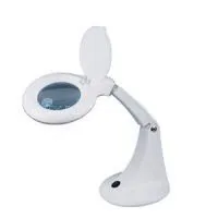 4 Inch Table Top Magnifier Lamp Woith Foldable Arm thumbnail-1