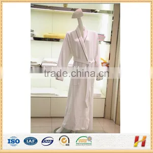 Hotel Waffle Hooded Microfiber Bathrobe thumbnail-1