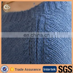 O Neck Knitted Wholesale Long Sleeve Cashmere Sweater Women thumbnail-4
