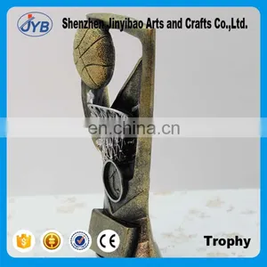 Silver Golden Basketball Trophy Creative Resin Decoration Wholesale of Arts and Crafts thumbnail-4