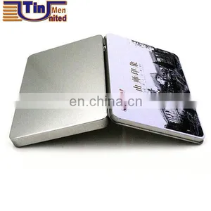 Square Colored Stripes Design CD,VCD,DVD,HD-DVD,Blue-ray Disc Tin Box thumbnail-4