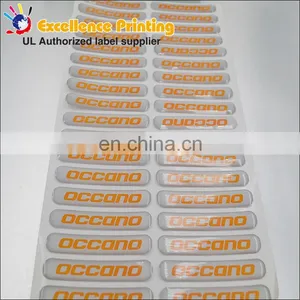 New Design Colorful Custom Heart Epoxy Stickers thumbnail-6