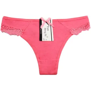 Yun Meng Ni Underwear Hot Sale Under Wear New Style Cotton Thongs Womens Sexy Thongs thumbnail-5