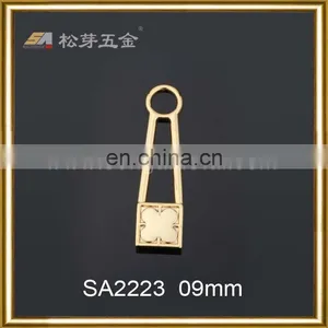 Strong Holder Metal Silver Plated Zipper Puller for Handbag thumbnail-4