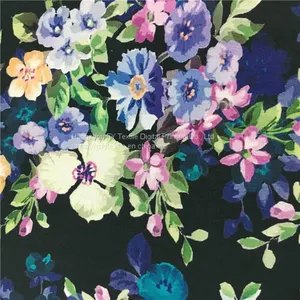Hot Sale 100%Cotton Border Digital Print Dress Fabric thumbnail-3