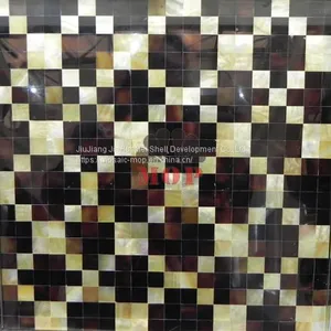 Conch Bullear Shell Marble Mosaic Tile MSW1005 thumbnail-1