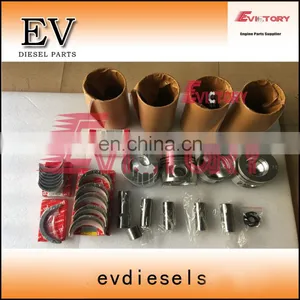 For Mitsubishi S4S Engine Rebuild Kit S4SDT S4S-T Piston + Ring Cylinder Liner Gasket Kit thumbnail-1